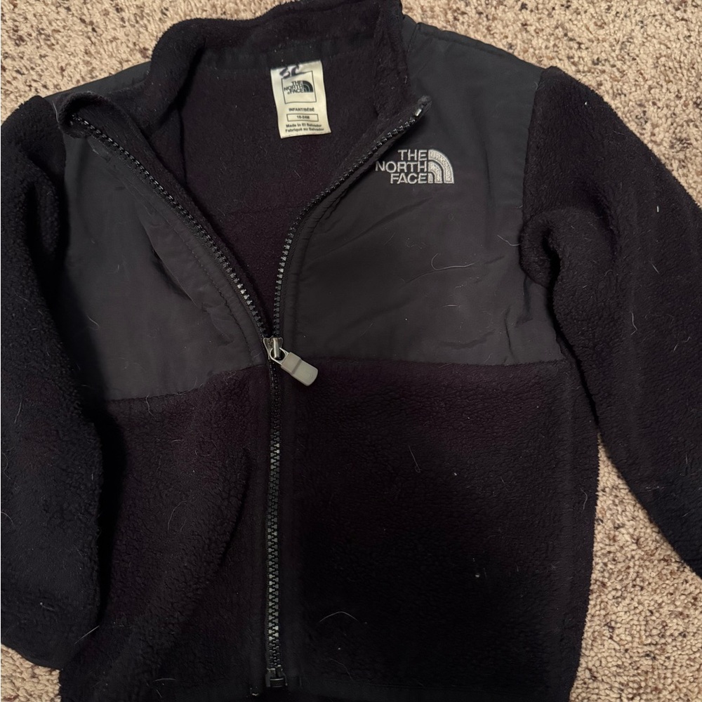 The North Face Kids Black Fleece Puffer Jacket